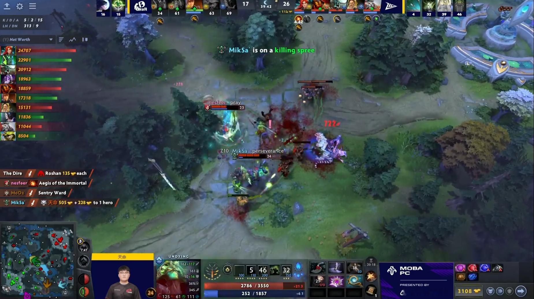DOTA2 线下赛未来运动会阿斯坦纳站C组瑞士轮第一轮YB对阵Z10战队BO3第