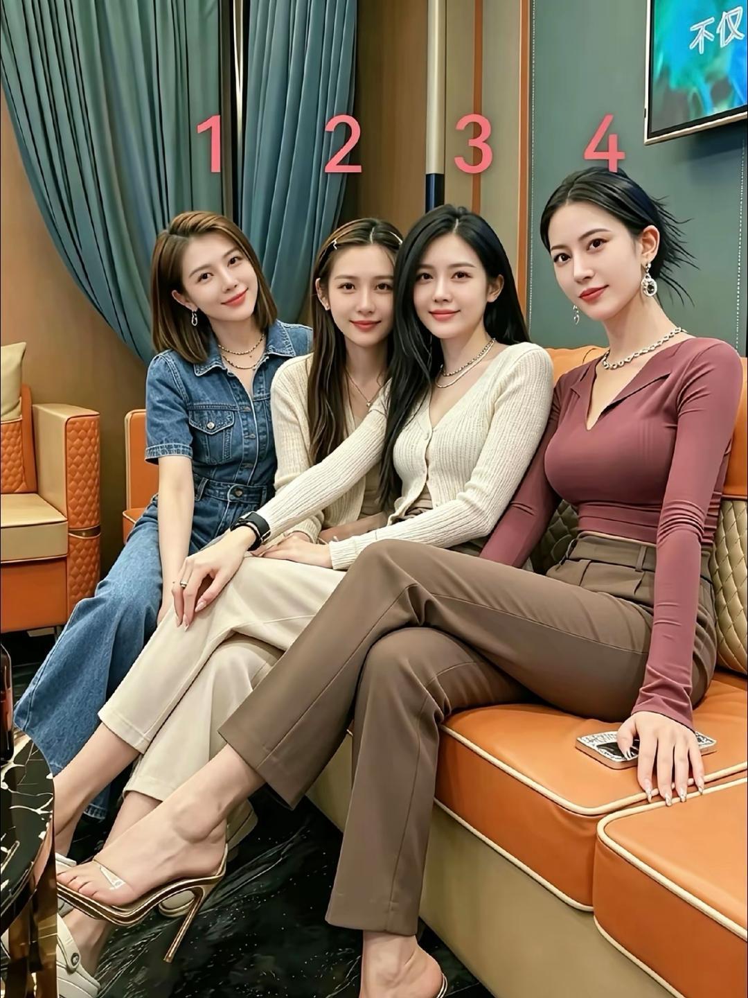 我觉得2号长得漂亮，心胸宽广，适合过日子