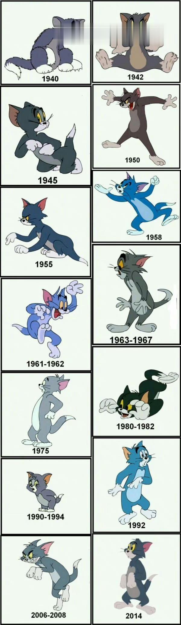 你知道吗汤姆猫有十四个版本[并不简单] ​ ​​​