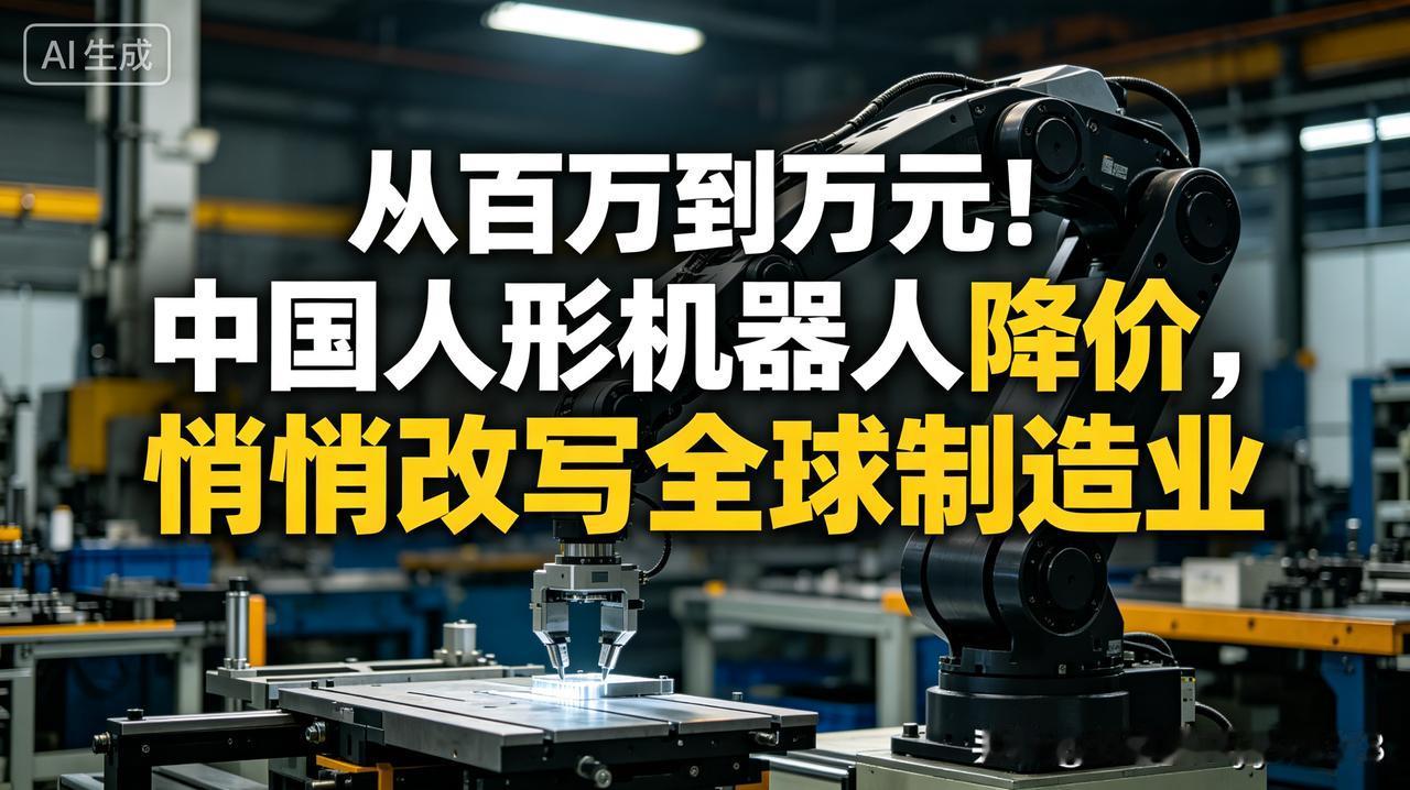 谁也没想到，曾经动辄几十万、上百万的人形机器人，短短一年时间，价格直接跌到了顶配