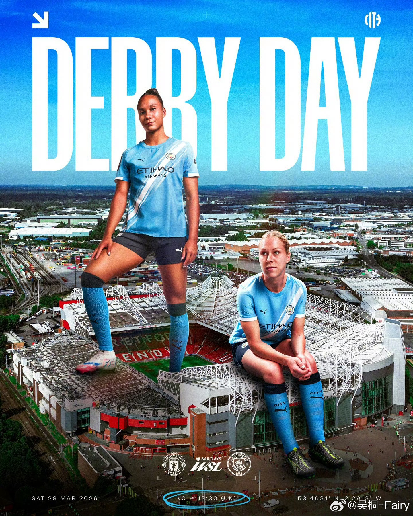 解说预告🎙️周六21:30英女超 曼联女足vs曼城女足周日19:00女足亚冠 