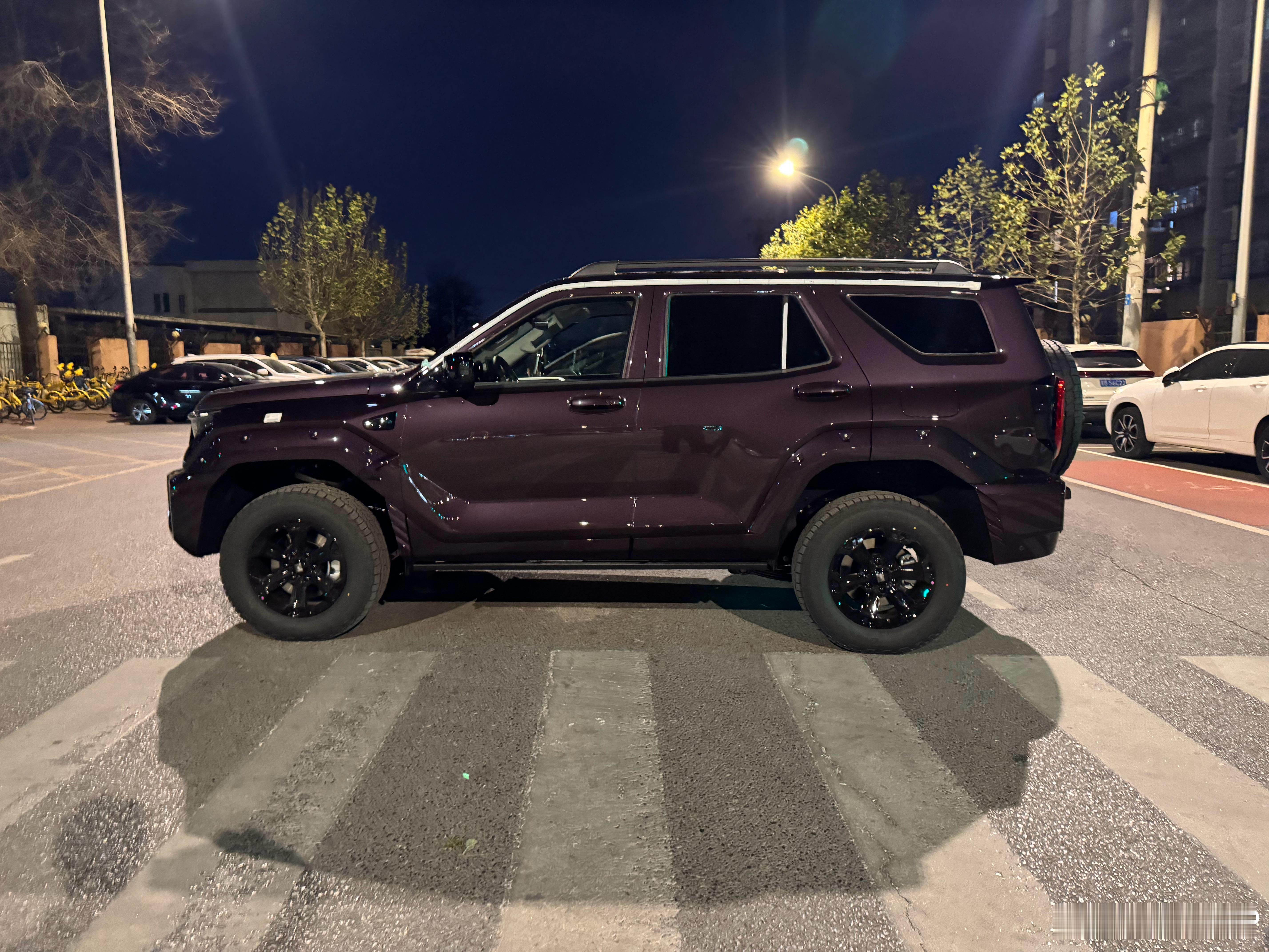 大哥新提的400，紫色不多见，真烧～我与汽车的日常