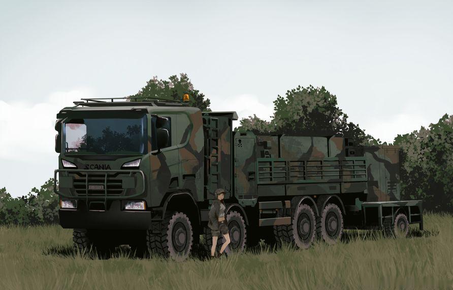 Scania Gryphusby dead-robot ​​​