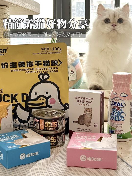 精简养猫好物分享｜一步到位又好吃又实用