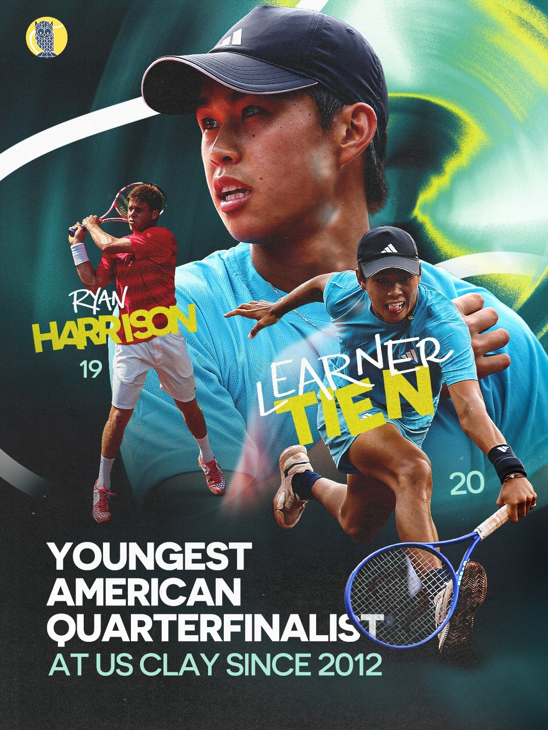 ATP250休斯顿红土赛八强阵容挺有意思，一半是美国本土选手，且恰好是前四种子！