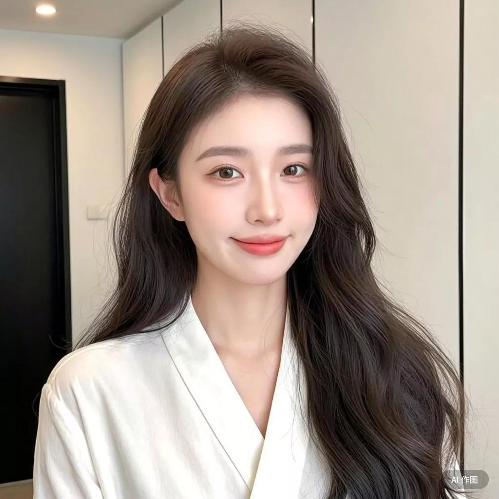 温柔笑靥，温暖如春，美不胜收。她笑靥如花 柔光里的温柔感 缘于笑靥如花 淡雅笑靥