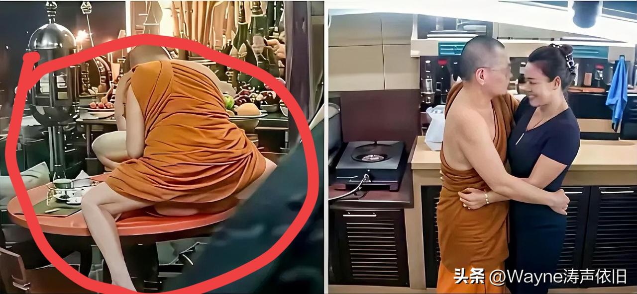 你们说，在好色于敛财这块，是泰国的这位网红“邪僧”阿赞初厉害，还是咱们少林寺的前