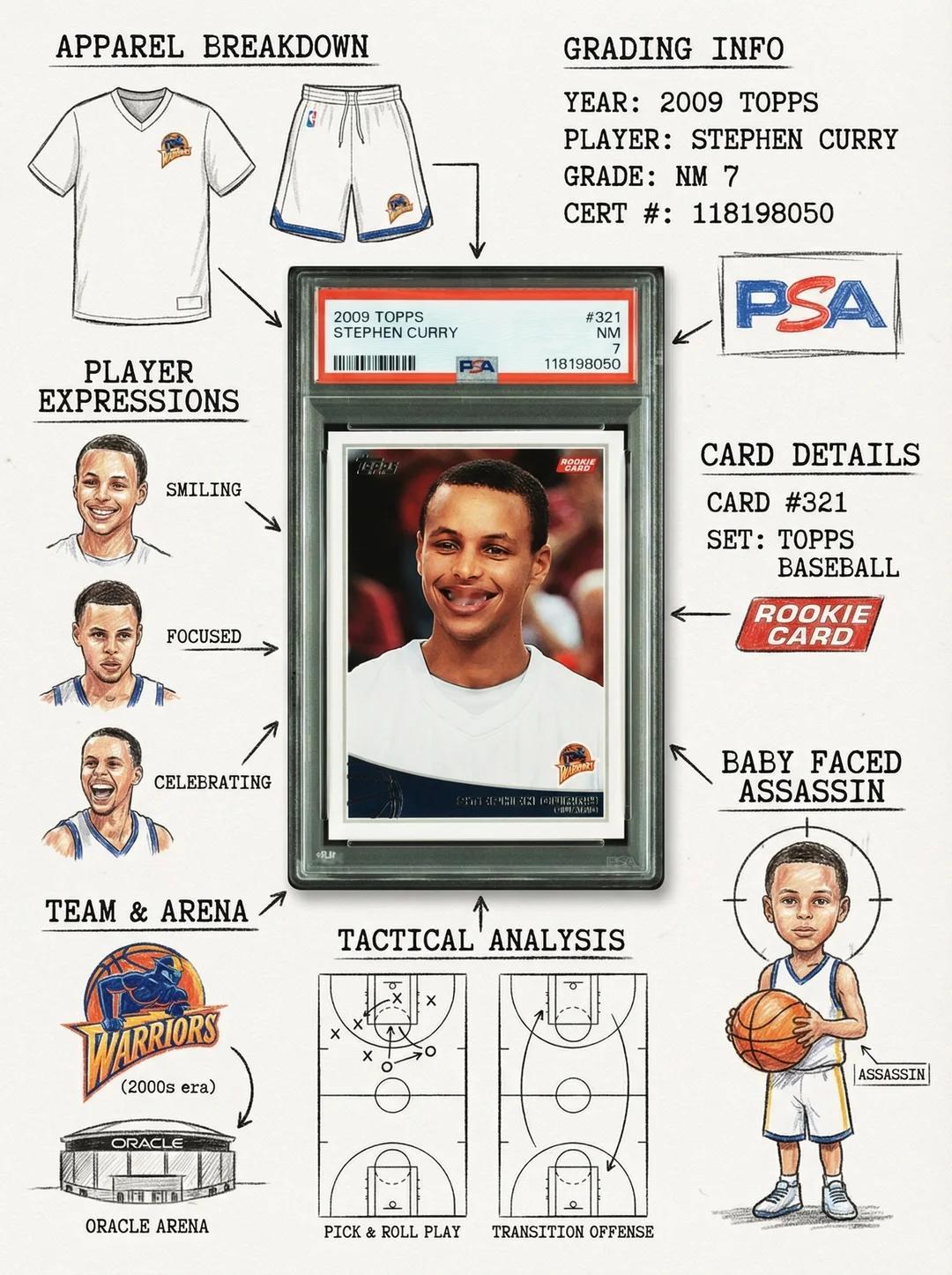 当球星卡遇上AI就可以解构你喜爱的球星2009 Topps RC Stephen