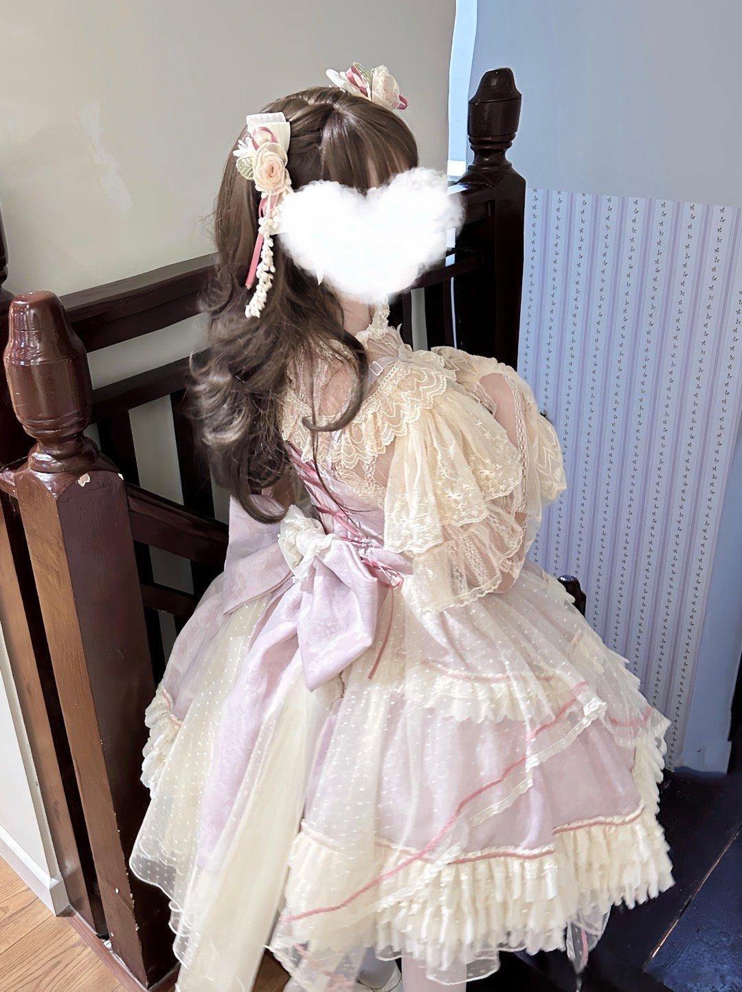 上身图来啦往哪一站跟个小蛋糕似的#猫芮可[超话]##寻香山茶##lolita上新