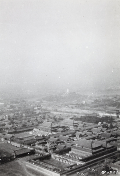 故宫鸟瞰图，北京，1945年12月12日 ​​​