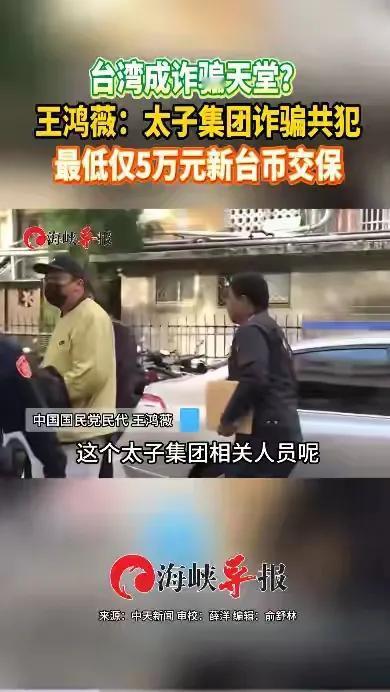 对于台湾地区太子集团成员，到法院交了保金后从容离去的事实。

国民党籍民意代表王