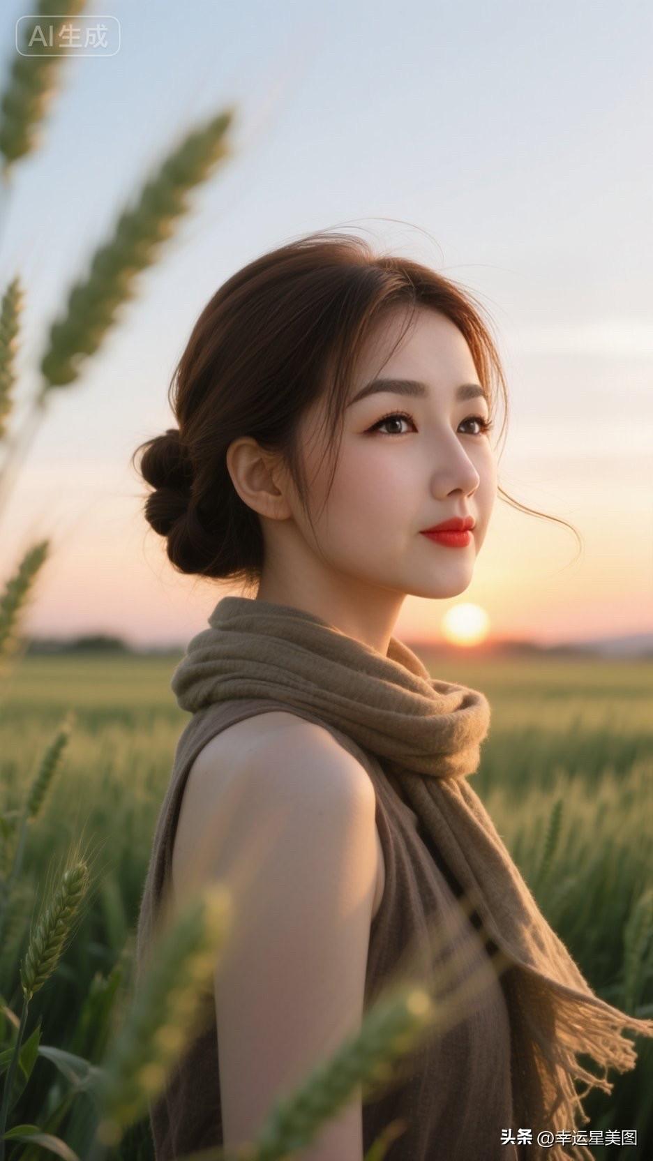 在田野中漫步，感受自然的美好与宁静。