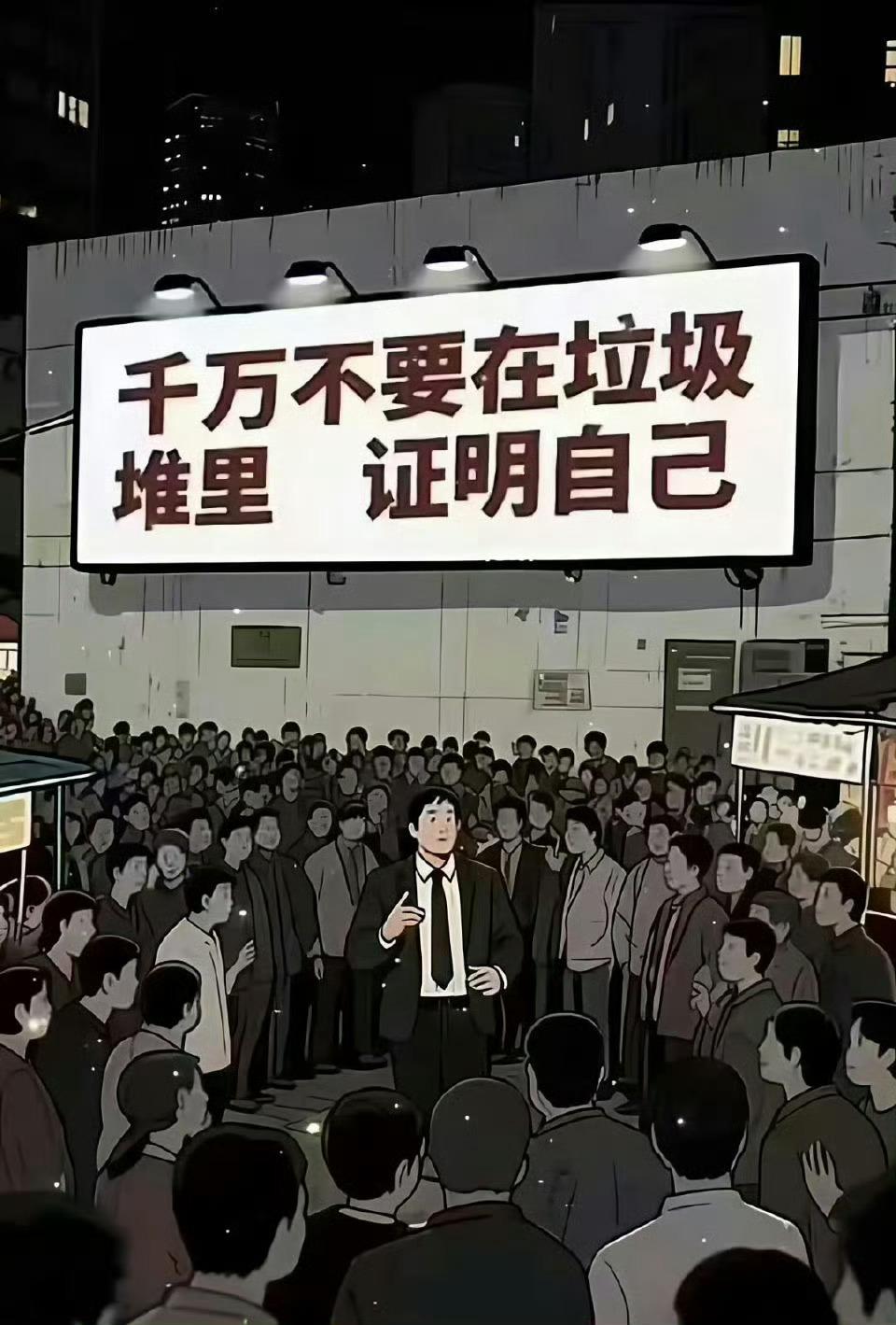 若是有一天，你非常倒霉的和一头猪掉入泥潭，你能做的就是赶紧上岸，而不是在泥潭里跟