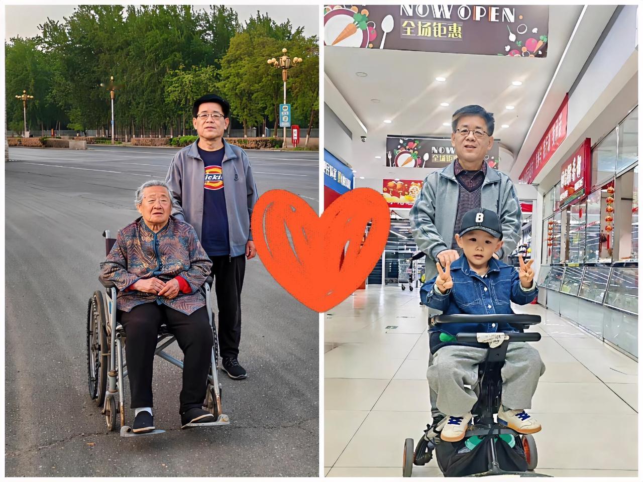 一位60岁退休的男子晒出自己的两台车，羡慕了多少人！

一台是90岁老母亲坐的轮