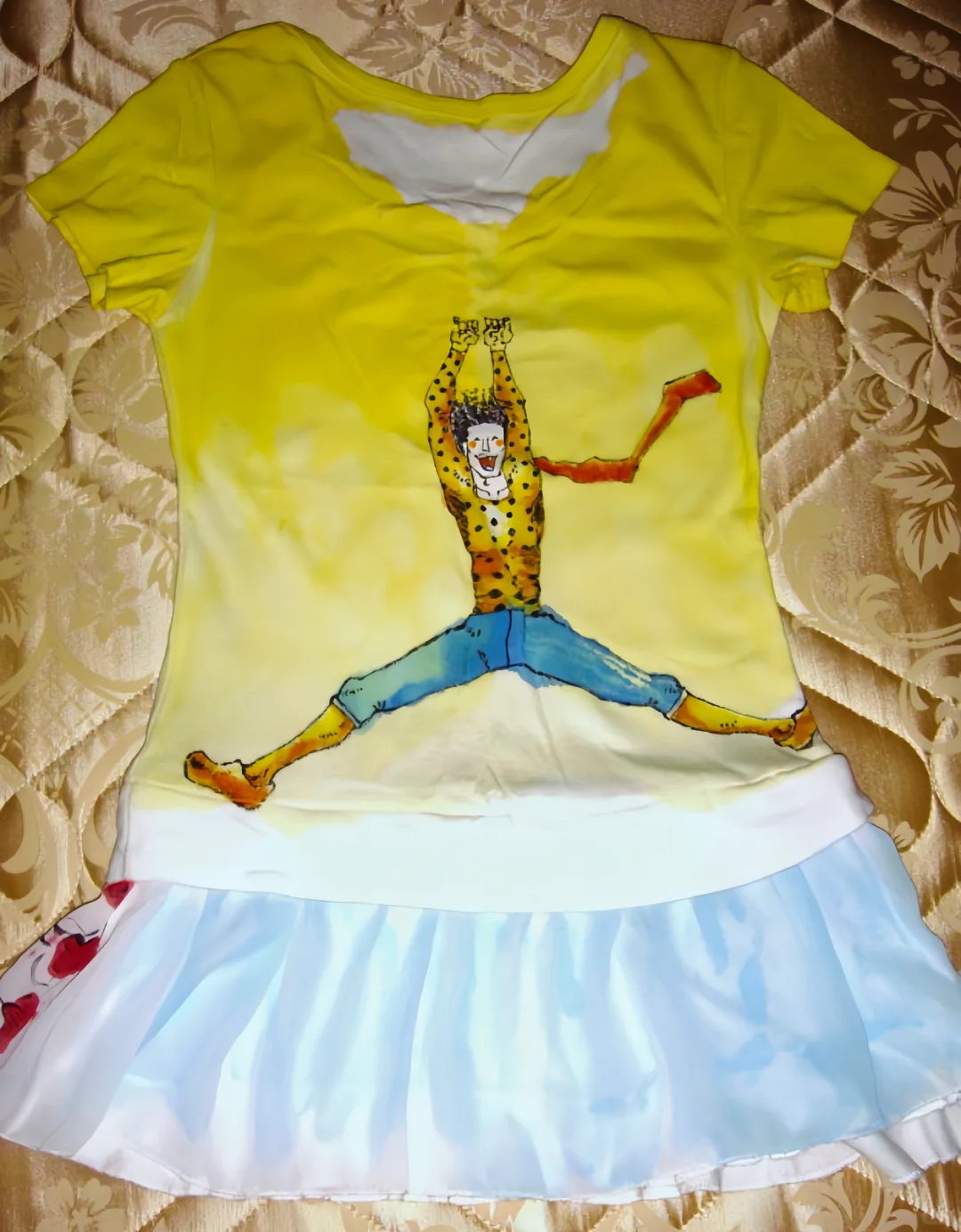 原来我还画过他的《不想放手》呀～