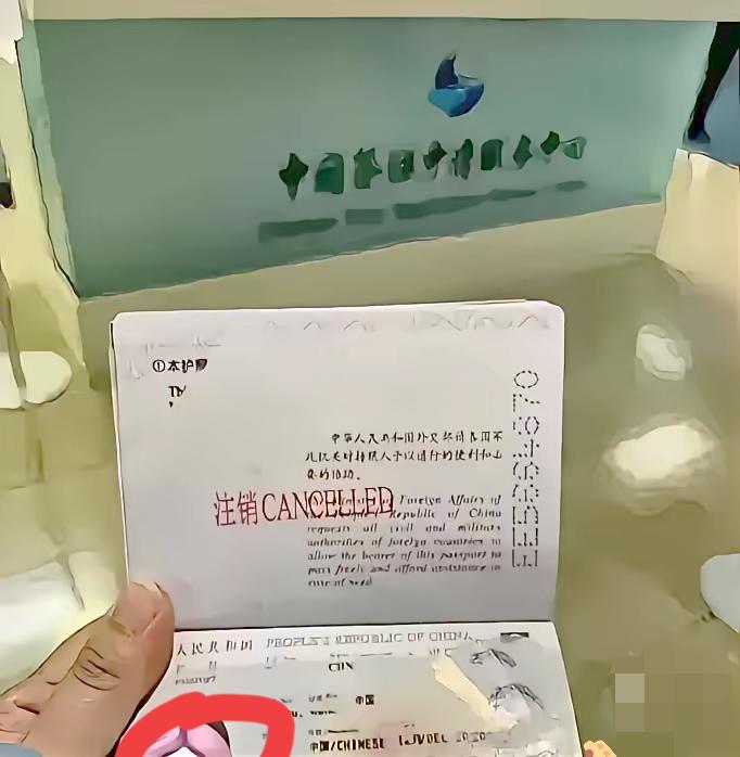 一个小姑娘开开心心地获得了美国国籍，但是注销中国国籍那刻，看着自己的护照被剪了一