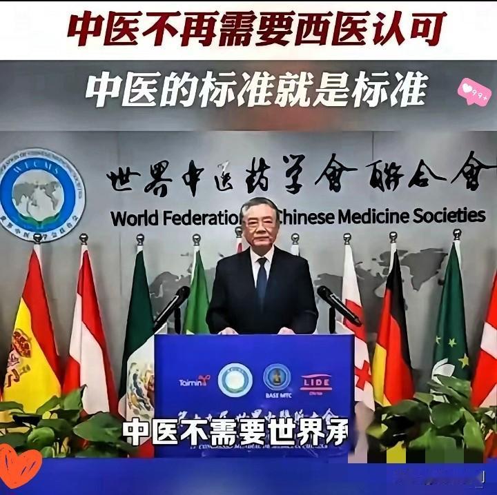 这话说到点子了！中医标准本就该中国说了算，咱的标准就是世界标准，压根没必要看西方