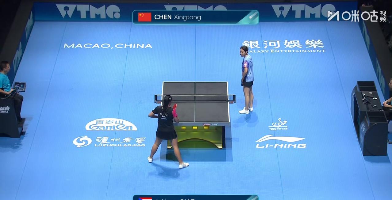 陈幸同🇨🇳的最后一球好帅[赞][笑哭]！
第一局陈幸同🇨🇳11-7先胜迪