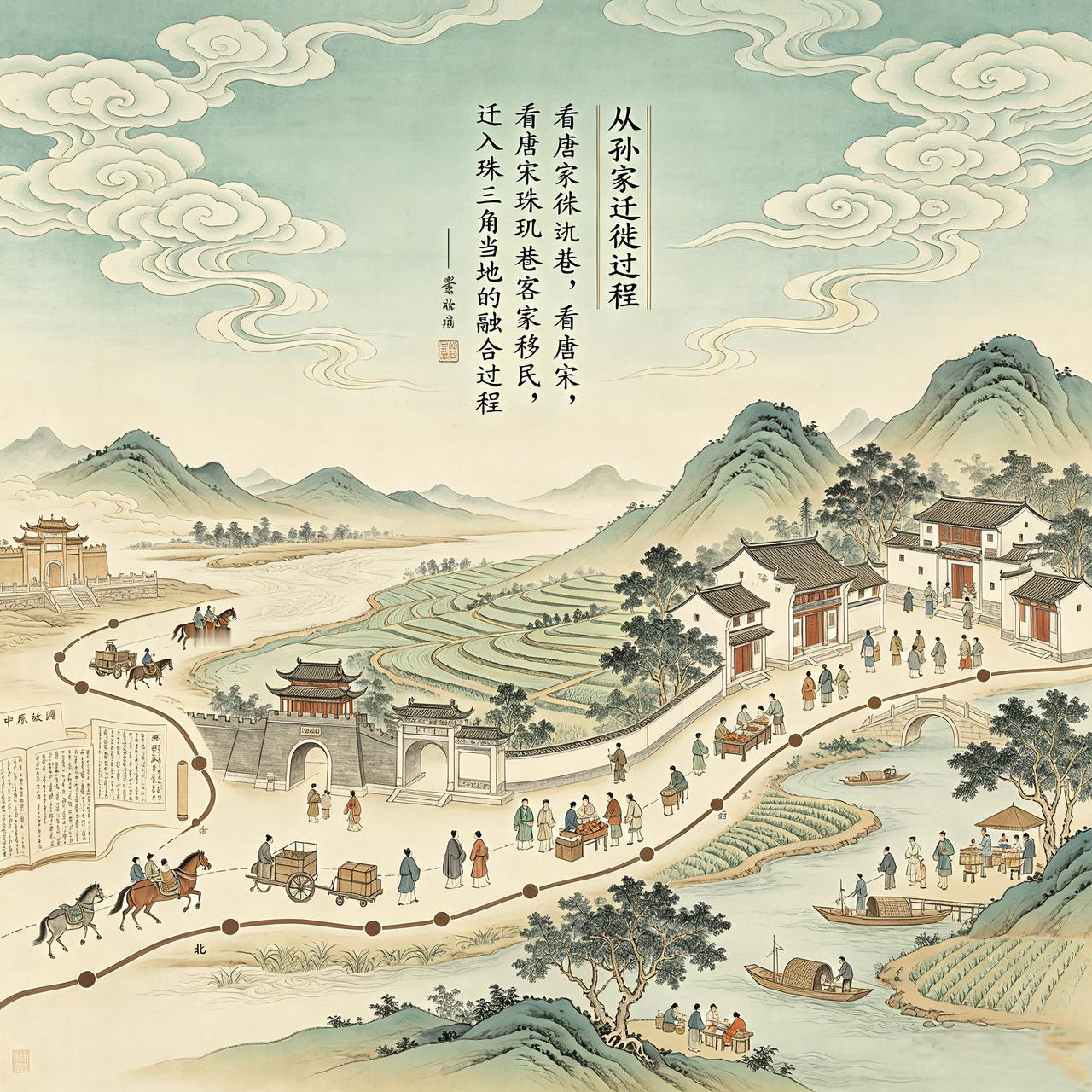唐宋中原珠玑巷移民，其实是客家人的大南迁。
其实，我们通过判断孙中山先生，“客家