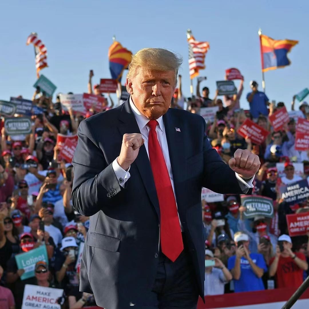 #特朗普赢下摇摆州佐治亚州# 感觉没啥悬念了，钮钴禄川普最终顺利回宫 ​​​