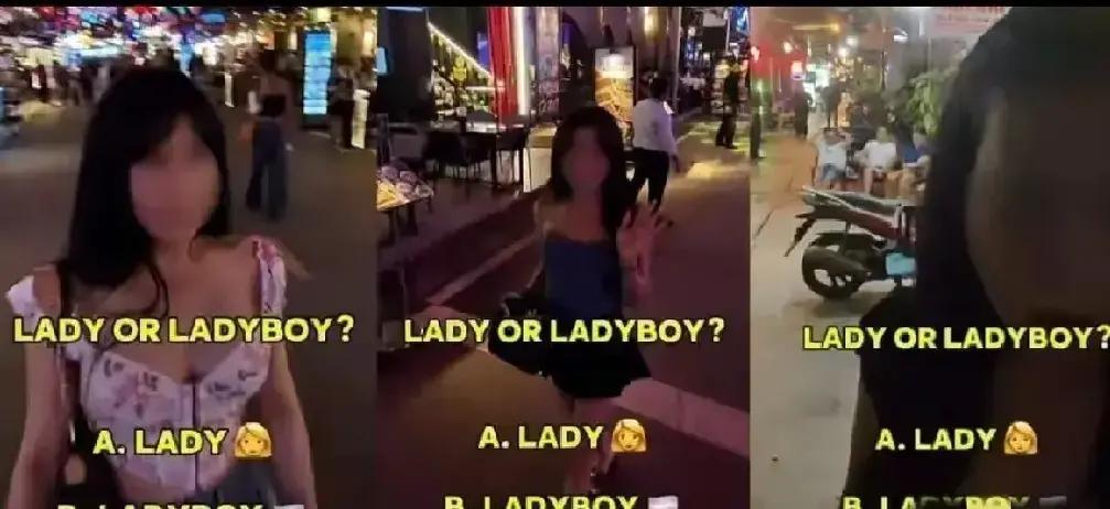 泰国人妖群体愤怒了

原因就是有一外国男子，没有经过同意就将“偷拍”他们的视频发