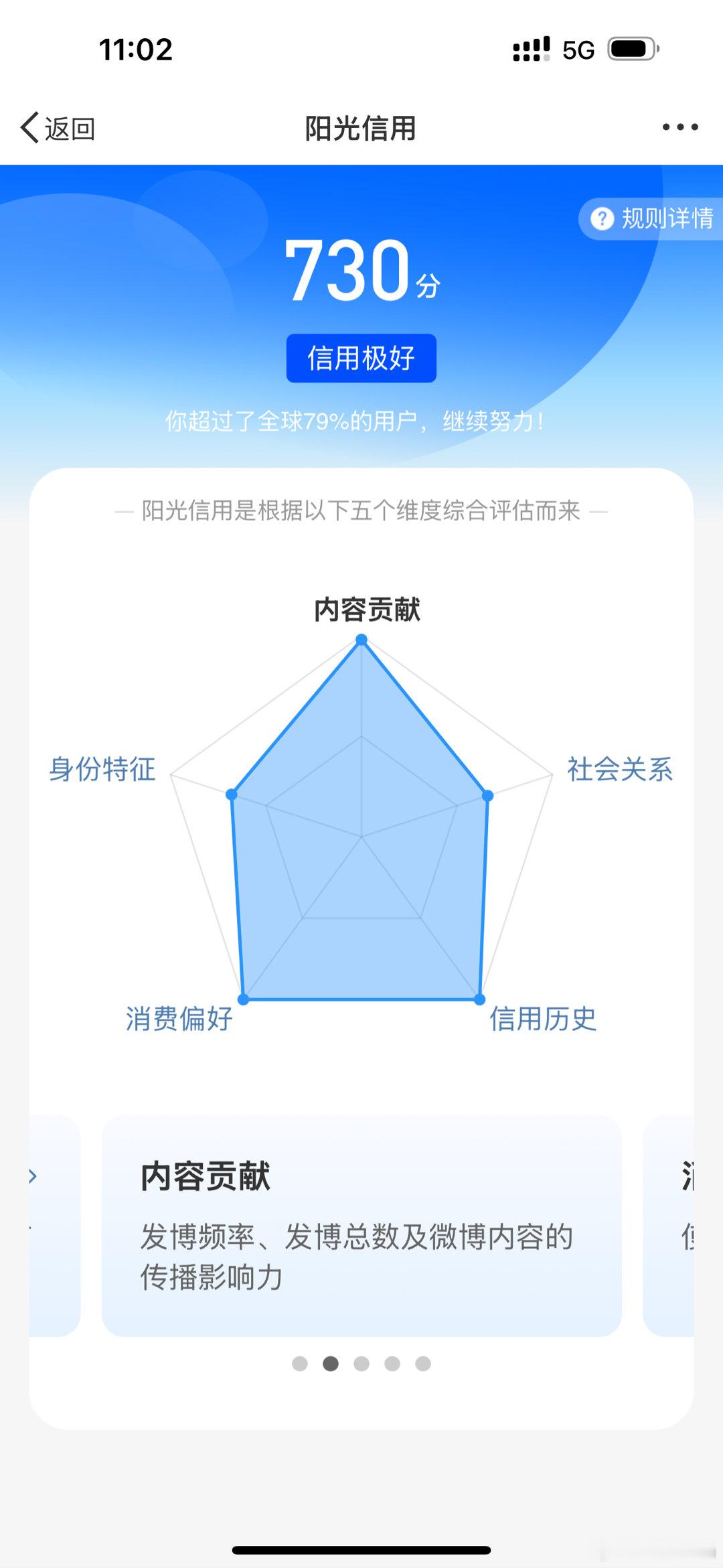 信用分不断涨涨涨涨到厌倦[可爱] 