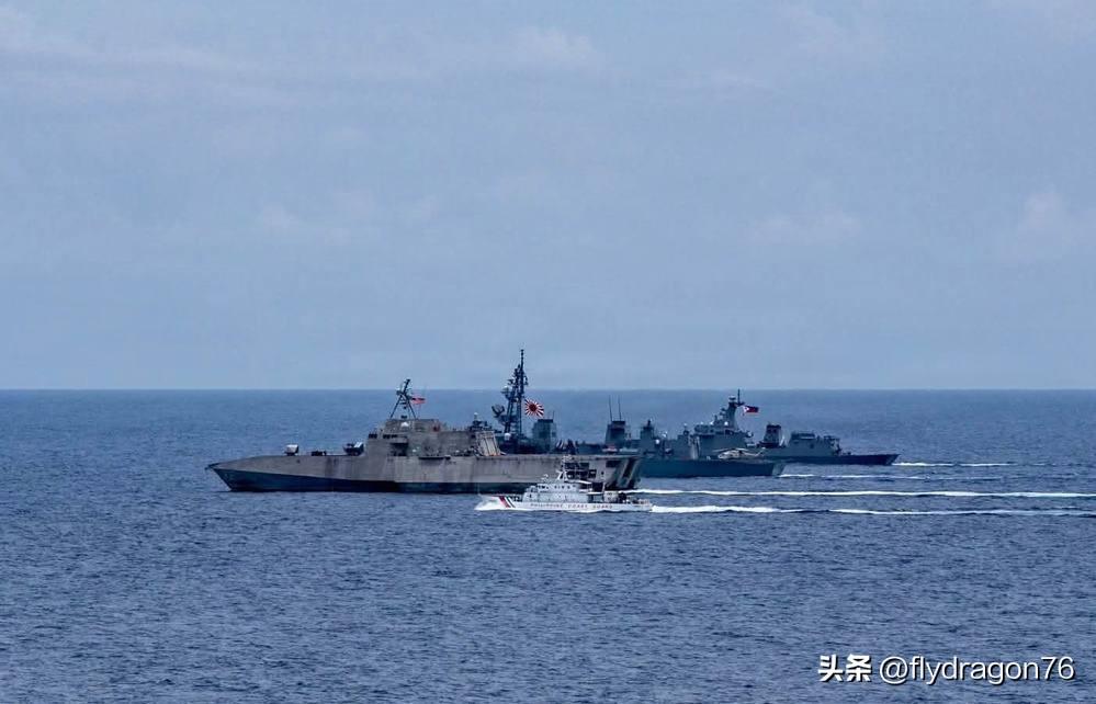 ⚔️🇺🇸 🇯🇵 🇵🇭 美国与伙伴国海军在菲律宾专属经济区举行演习
