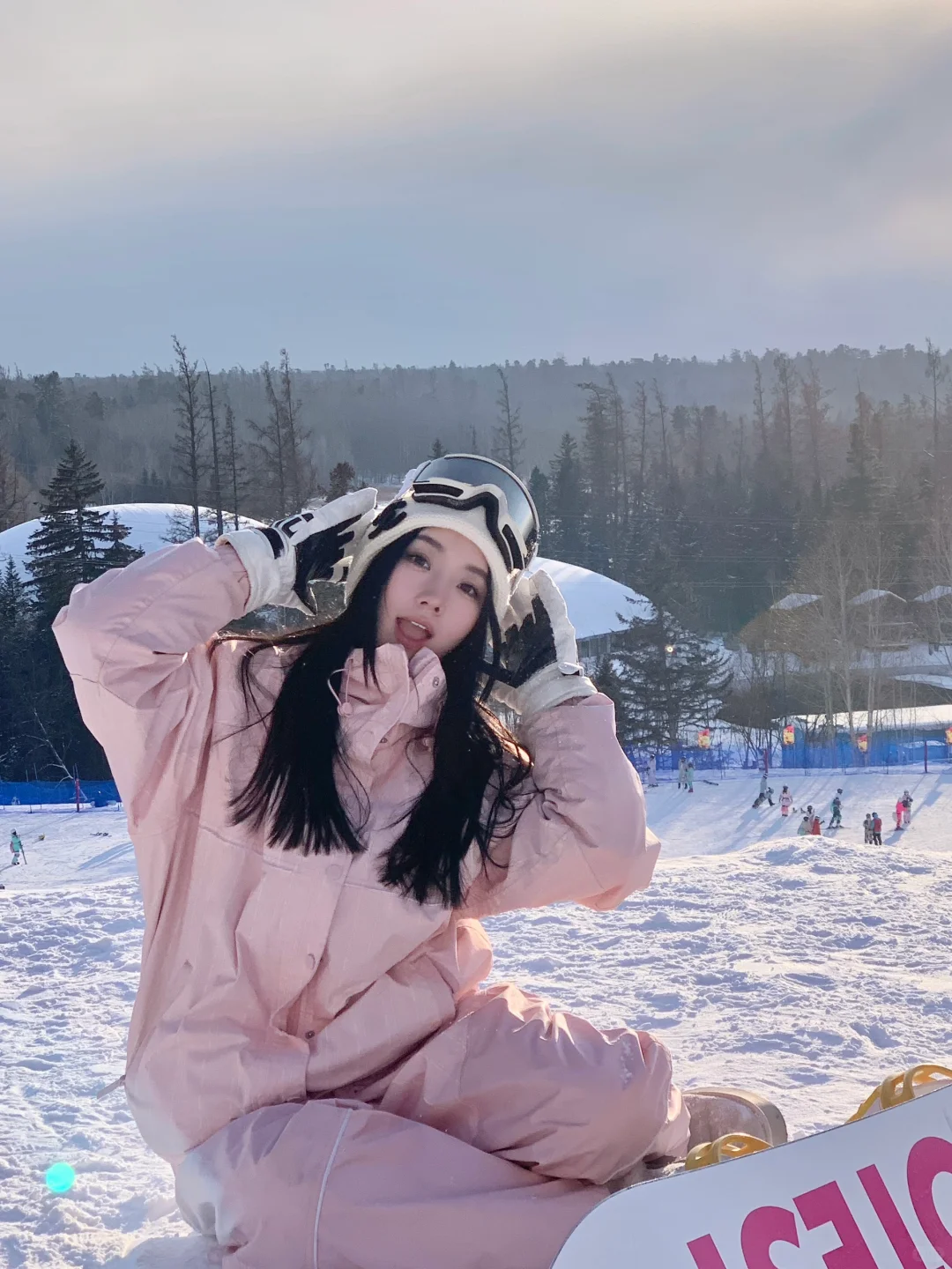 不敢滑雪 怕把我的假鼻子摔掉🤣