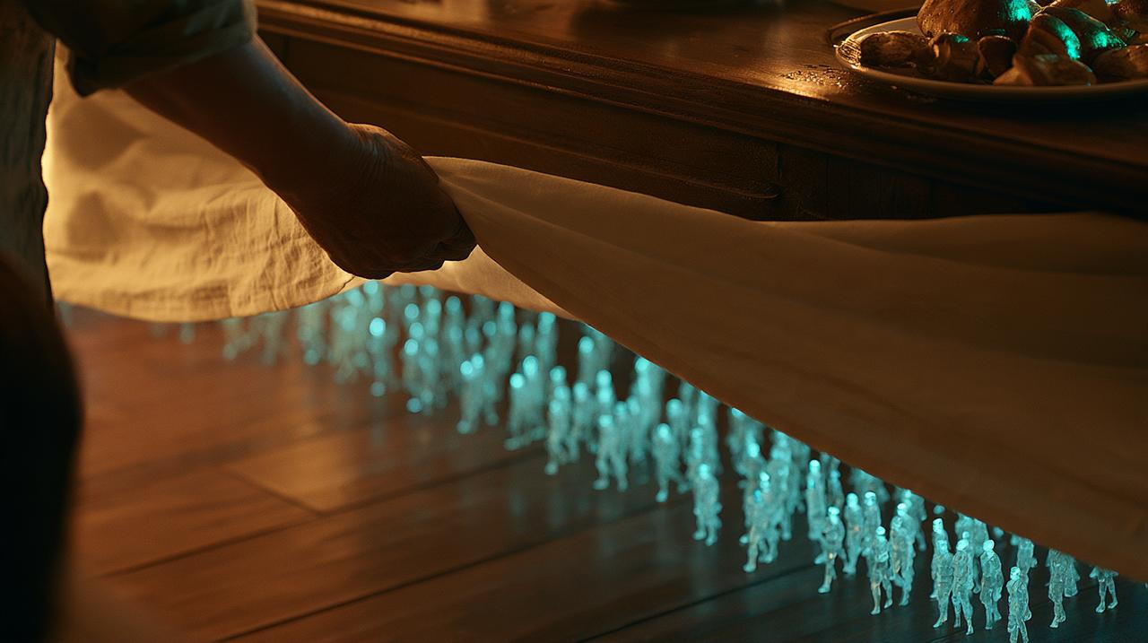 细思极恐！云南一位大学教授吃完饭在椅子上休息，弯腰掀开桌布一看，当场吓得魂飞魄散