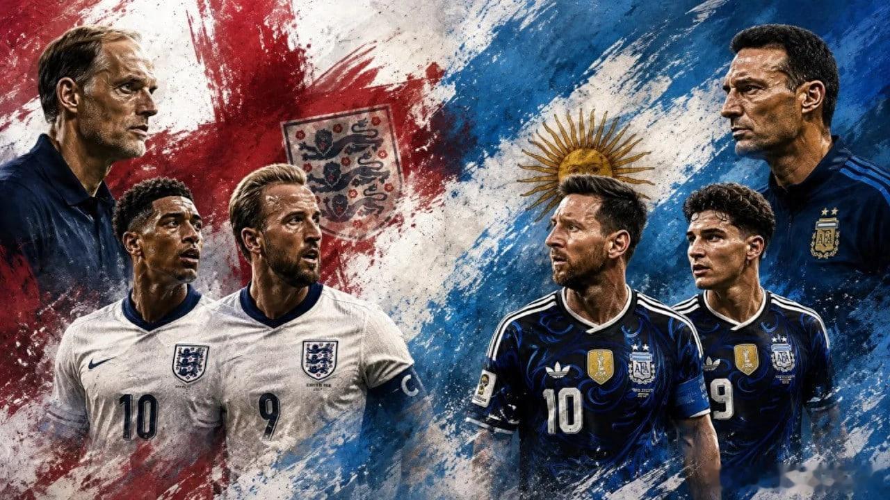 冤家路窄，纠缠不清！世界杯  102球队 ：英格兰 VS 阿根廷风向：屏温度：1