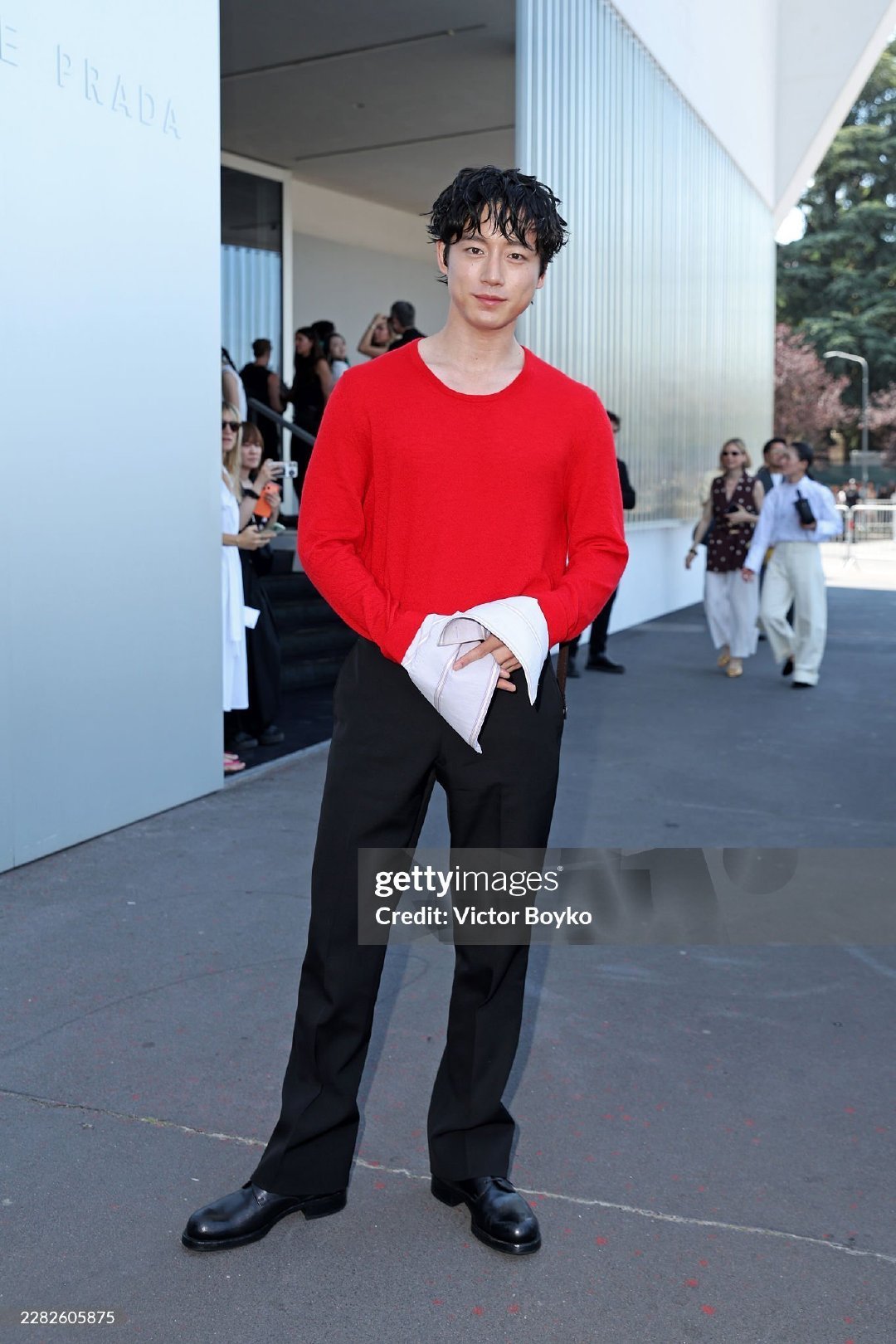 PRADA S/S 2027 Menswear. 男装周杨舒予、许光汉、余承恩、