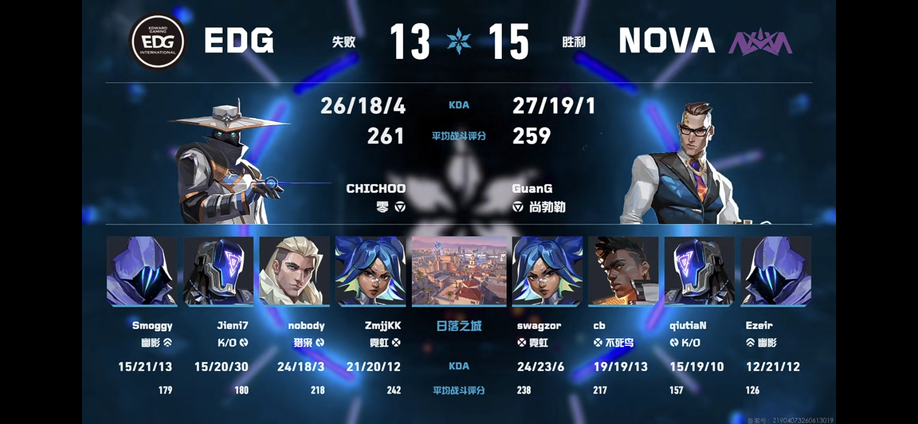 NOVA无畏契约 2026VCTCN第二赛段 常规赛【赛事播报】NOVA对阵ED