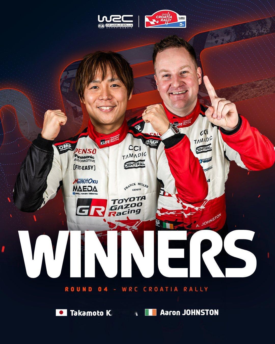 WRC克罗地亚拉力赛属实没想到是这么一个结局，早上还以为现代首胜要比以往来得早一