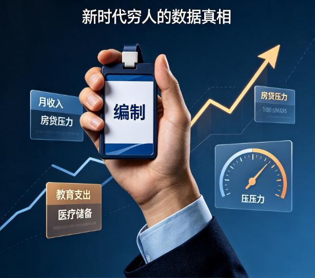 身在体制内多年，我想说如今的稳定编制，正在悄悄批量制造一批新时代穷人。
外人只看