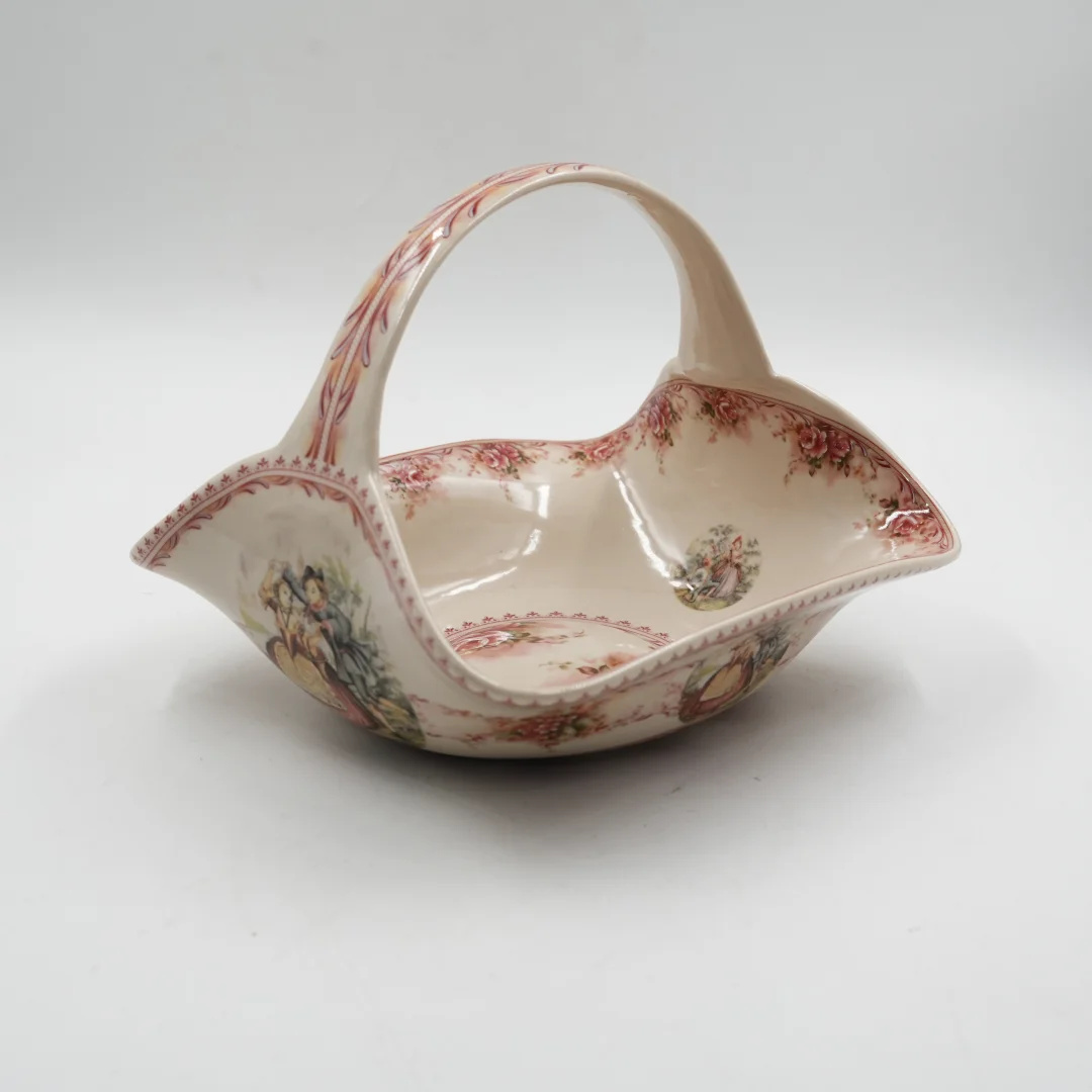 手工玫瑰陶瓷篮｜把浪漫种在书桌上🌹