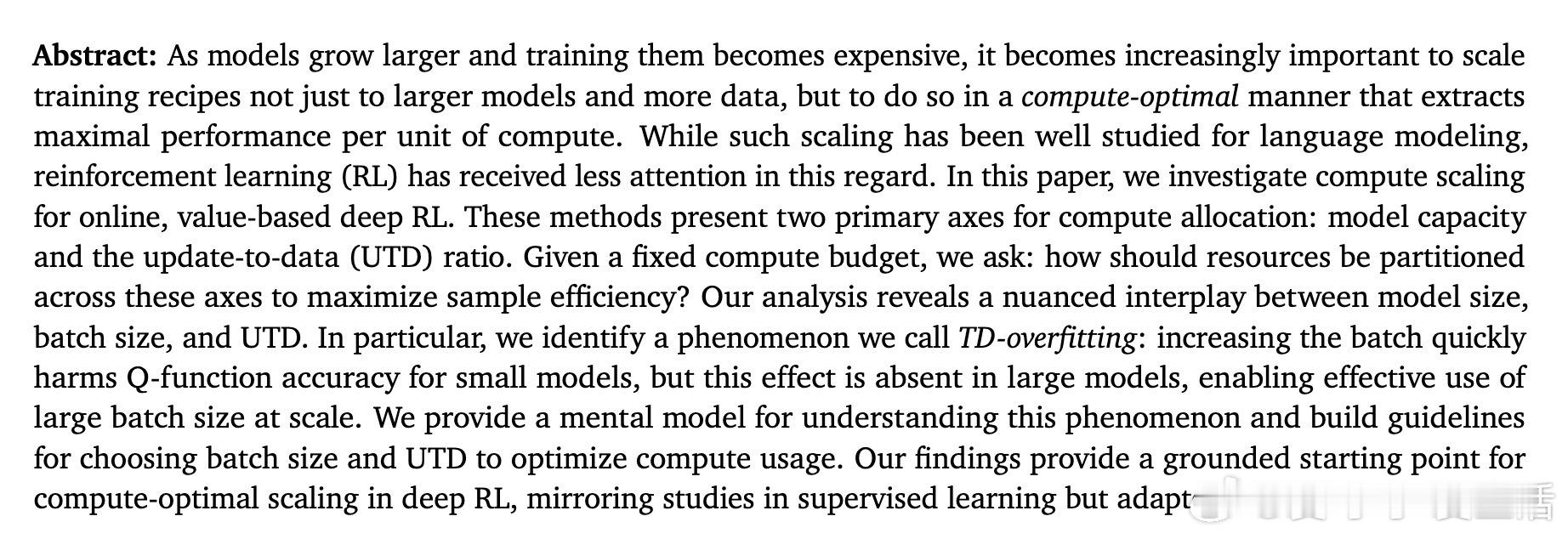 [LG]《Compute-Optimal Scaling for Value-B