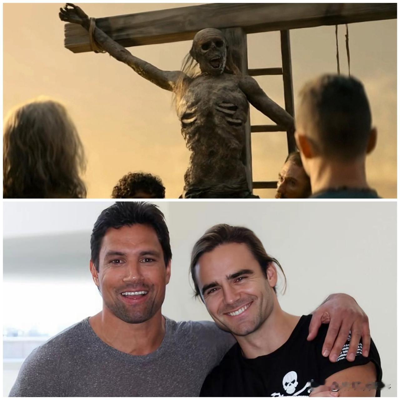 甘尼克斯指着坎普亚的方向，大笑不止