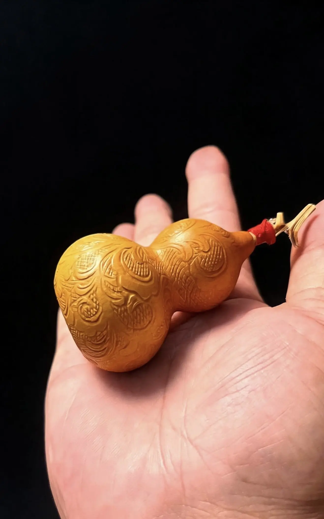卷草纹葫芦压花
