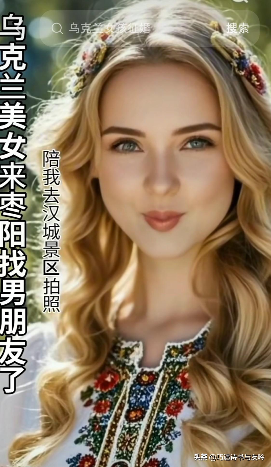 战火中的乌克兰美女，开启中国相亲之旅！

战火无情地撕碎了家园，也促使众多乌克兰