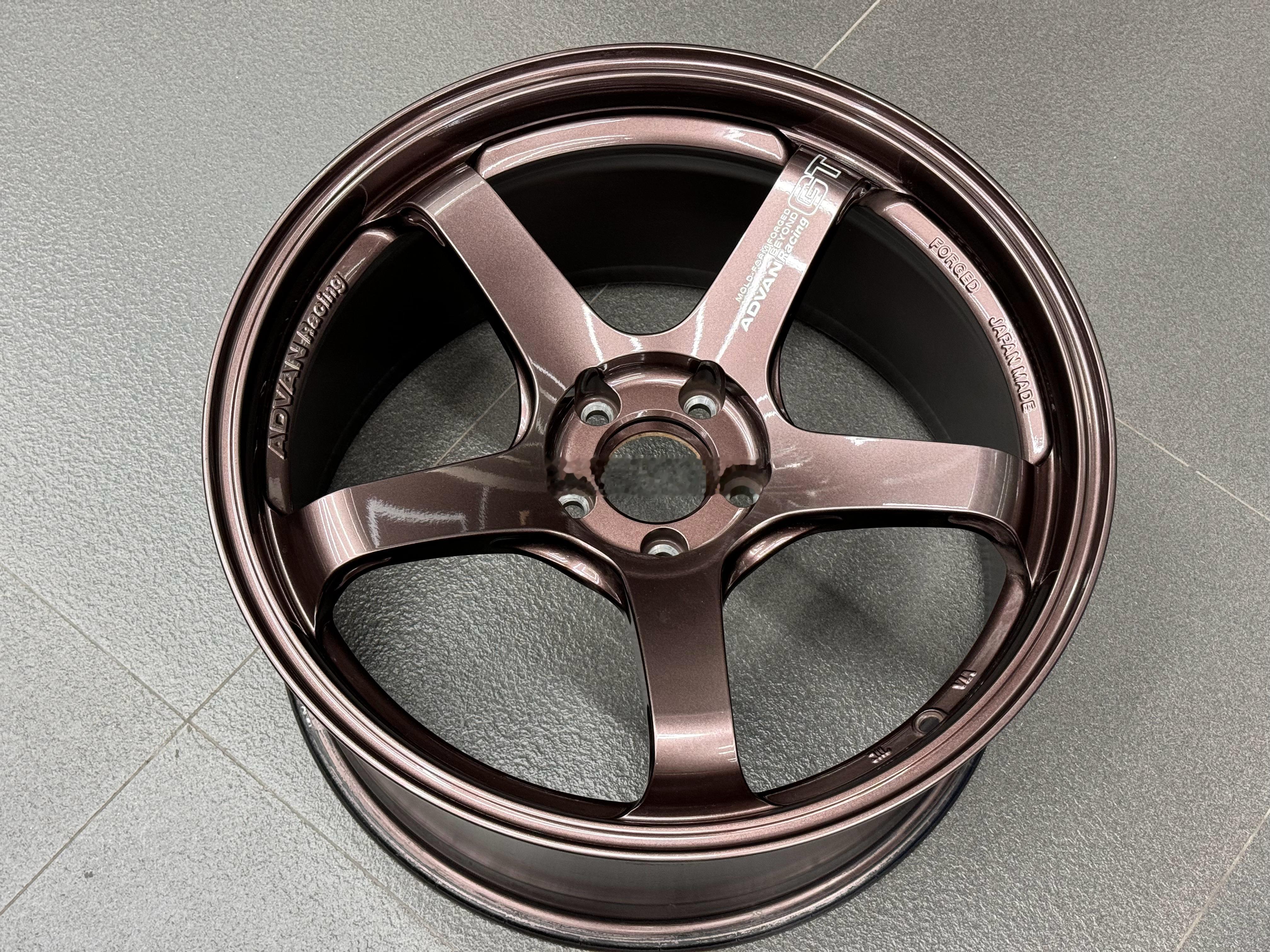 心情件：正品横滨 日本ADVAN GT RCB 古铜，单片锻造19寸 5×112