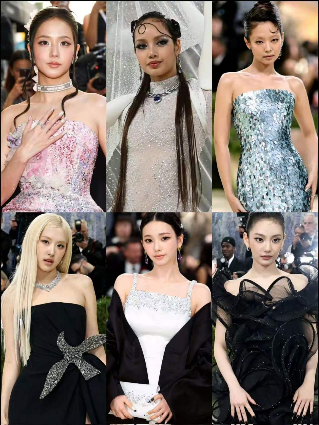出席MetGala2026的KPOP女艺人 金智秀 Lisa Jennie 朴彩