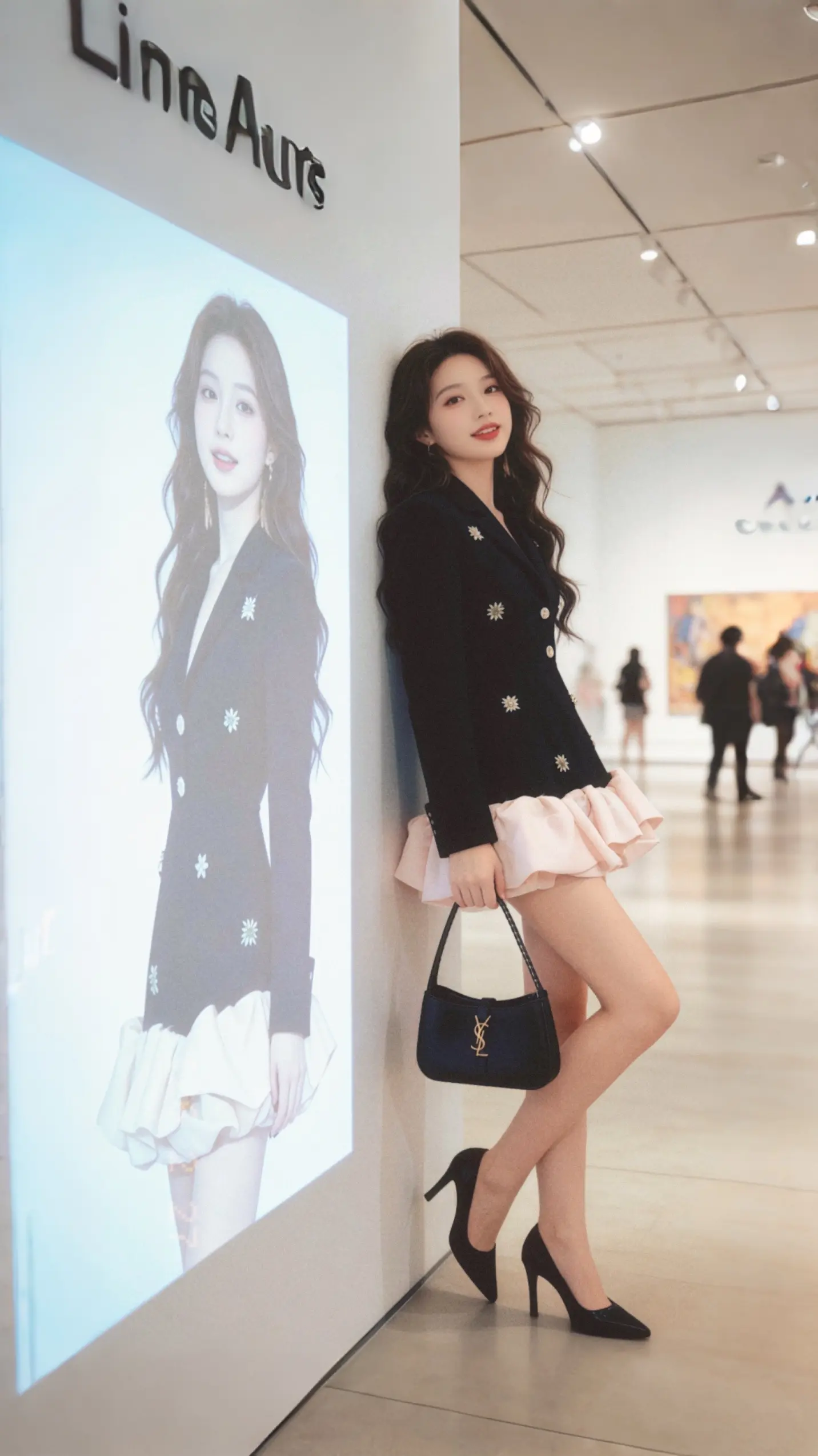 AI扩图 早春高智感穿搭合集开春穿搭思路早春穿搭公式来了春日黑白灰色系穿搭灵感