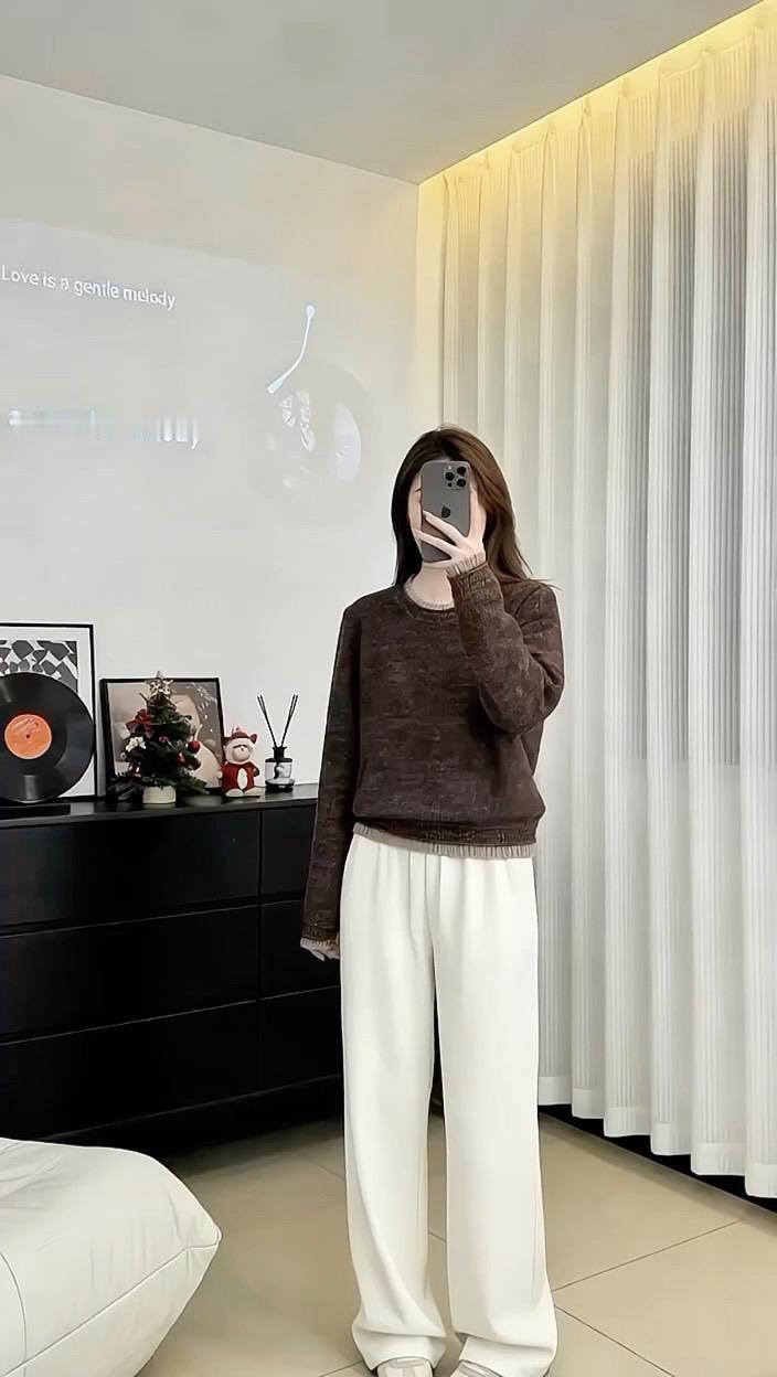 休闲宽松洋气减龄谁穿谁好看 面料柔软舒适