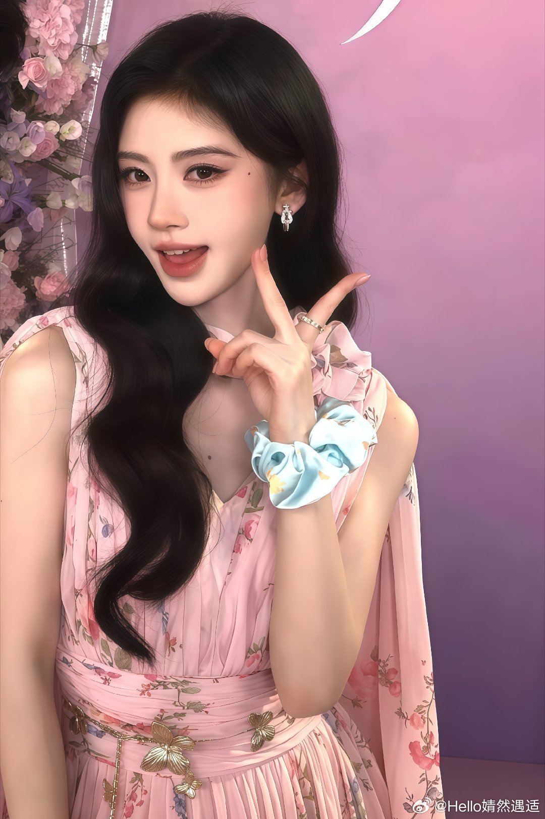 鞠婧祎[超话] 🍊💙鞠婧祎万花世界 🍊💙鞠婧祎苏绿夏 苦难是花开的伏笔 