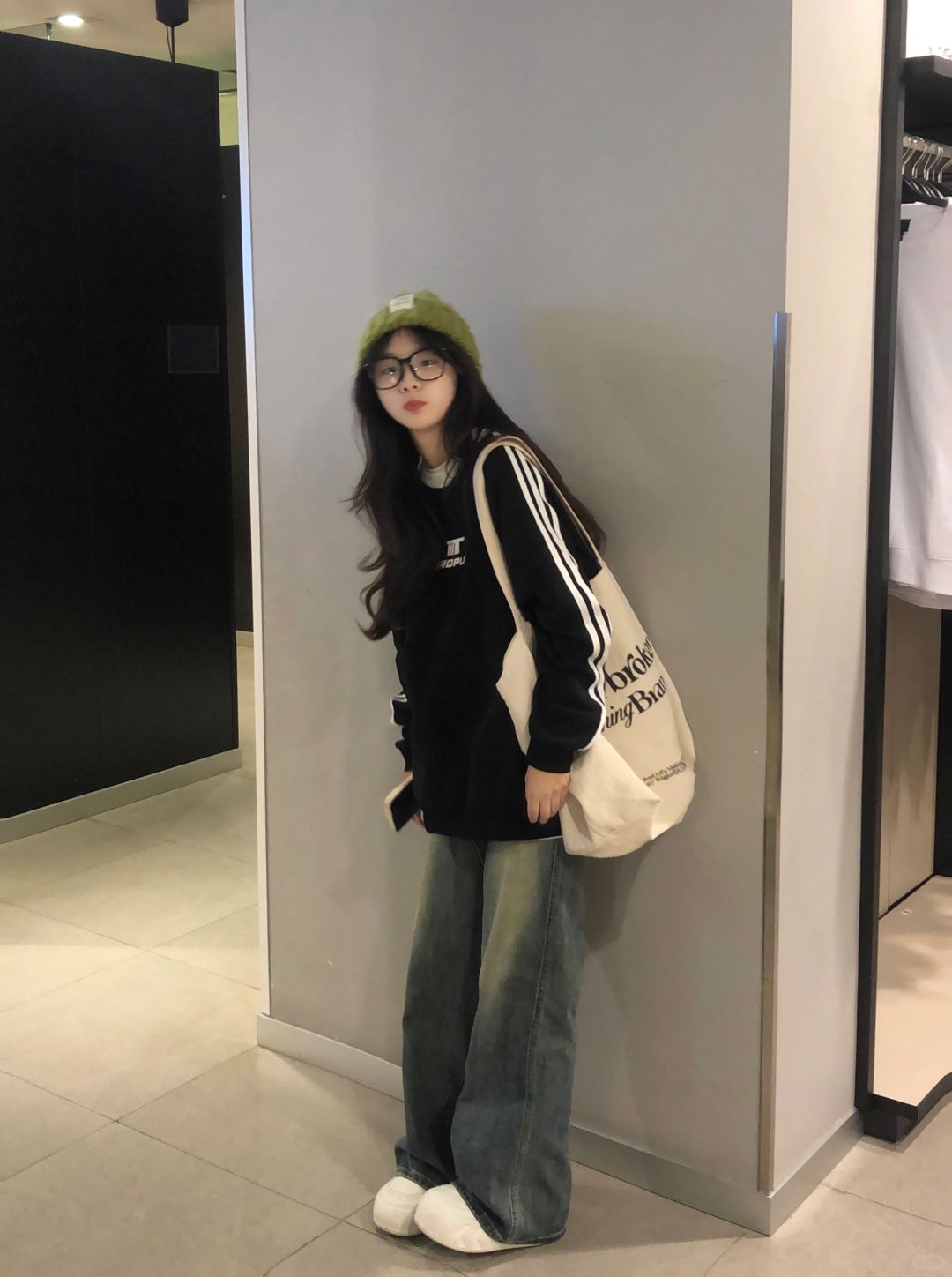 ❄️入冬的第一件黑色卫衣好酷！🔒住啦！！！