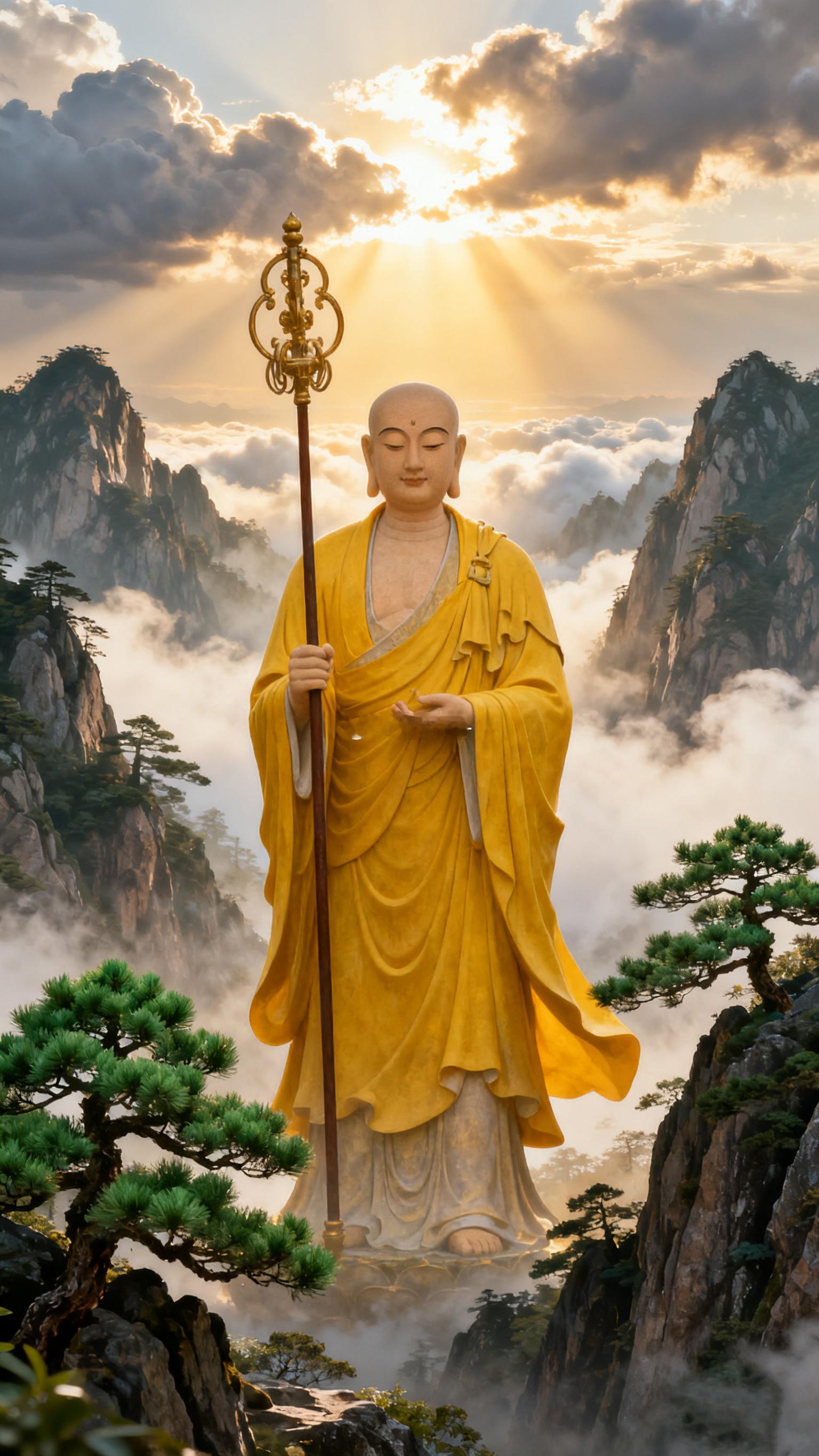 地藏王菩萨庇佑，愿这世间所有的颠簸都能化险为夷。无论前方是坦途还是泥泞，大家都能