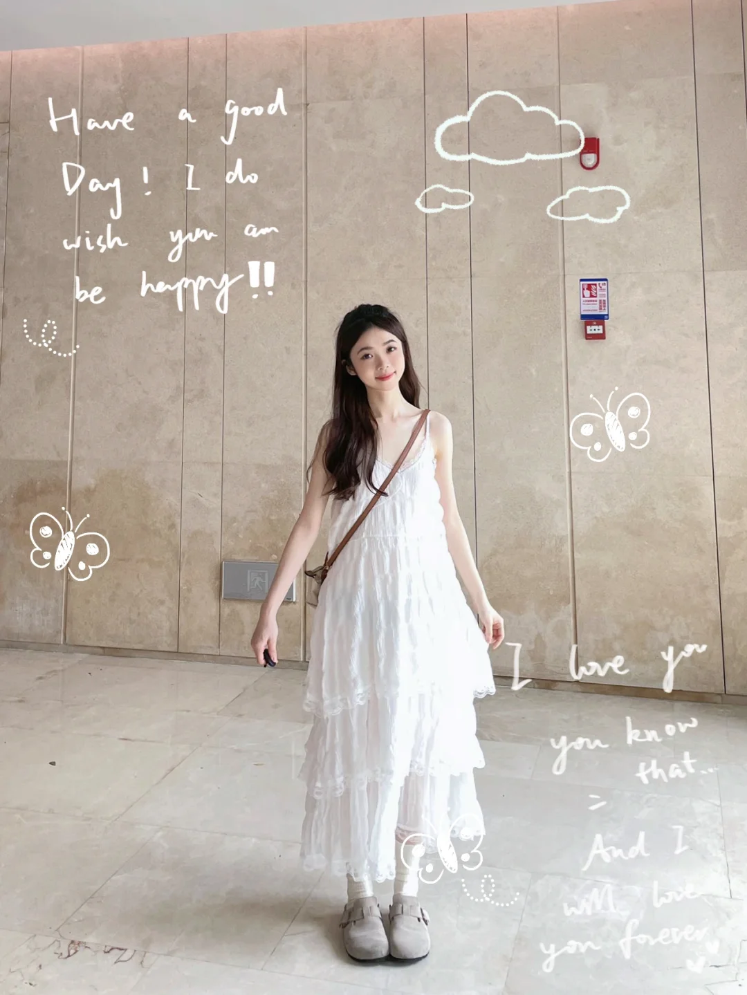155小个子女生穿搭 好漂亮的小白裙！