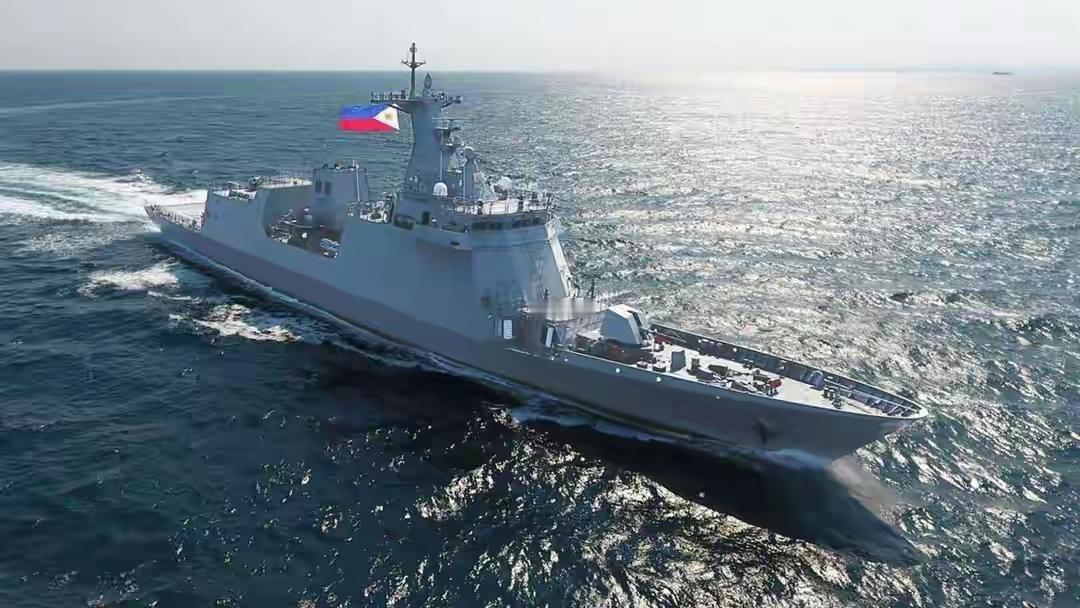 菲律宾海军海军中校威胁袭击中国海军。
菲“何塞·黎刹”号护卫舰安德烈斯中校警告说