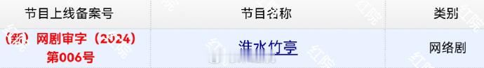 刘诗诗、张云龙《淮水竹亭》今日取得发行许可证 