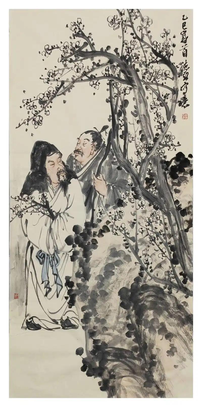 上联：两叟评梅非遂愿
下联：[玫瑰]

网络图片/诚谢侵删